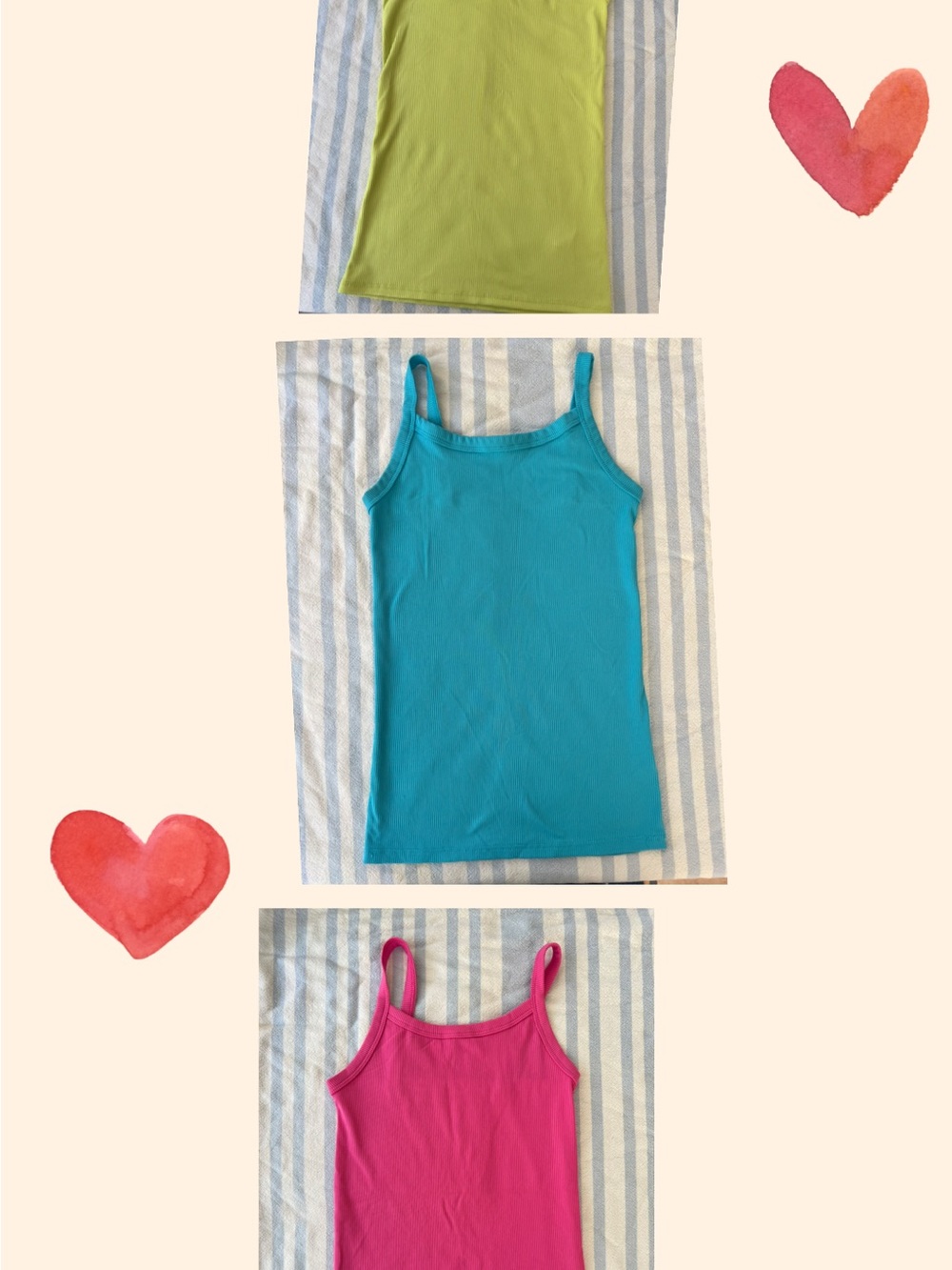 Bundle of 3 No Boundaries Ribbed Tank Tops - Size X-Small
